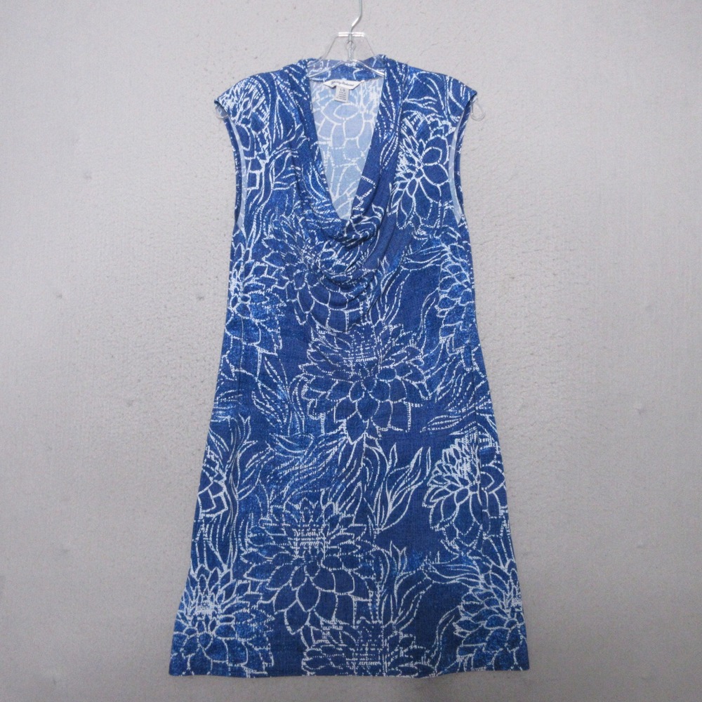 Tommy Bahama Dress Bungaloo Blooms Floral Cowl Neck Beach Resort Vacation Boho